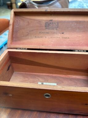 Lane Cedar Jewelry Box - Natural Wood